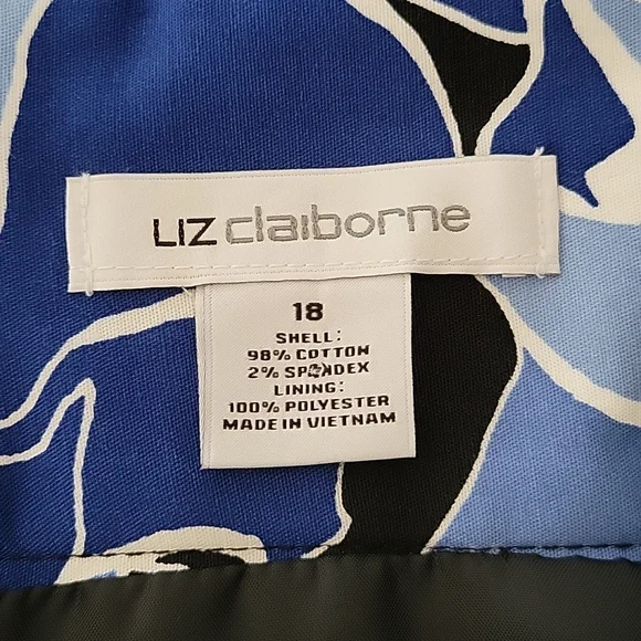 NWT Liz Claiborne Floral Skirt - Picture 4 of 7